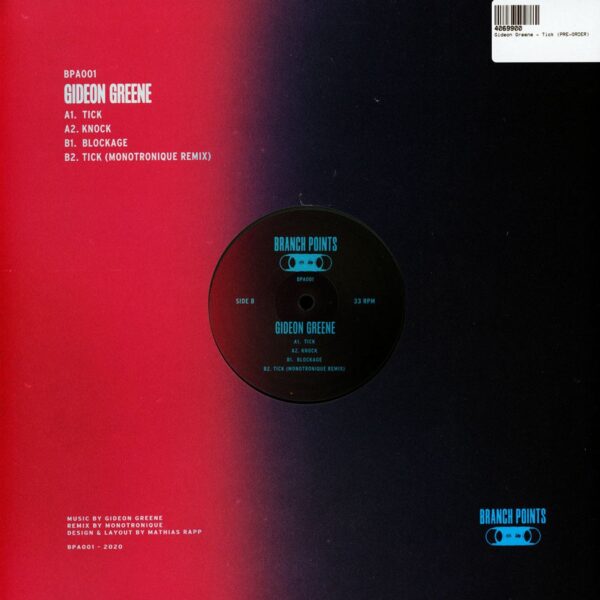 Gideon Greene - Tick Vinyl stor predaj lp platni