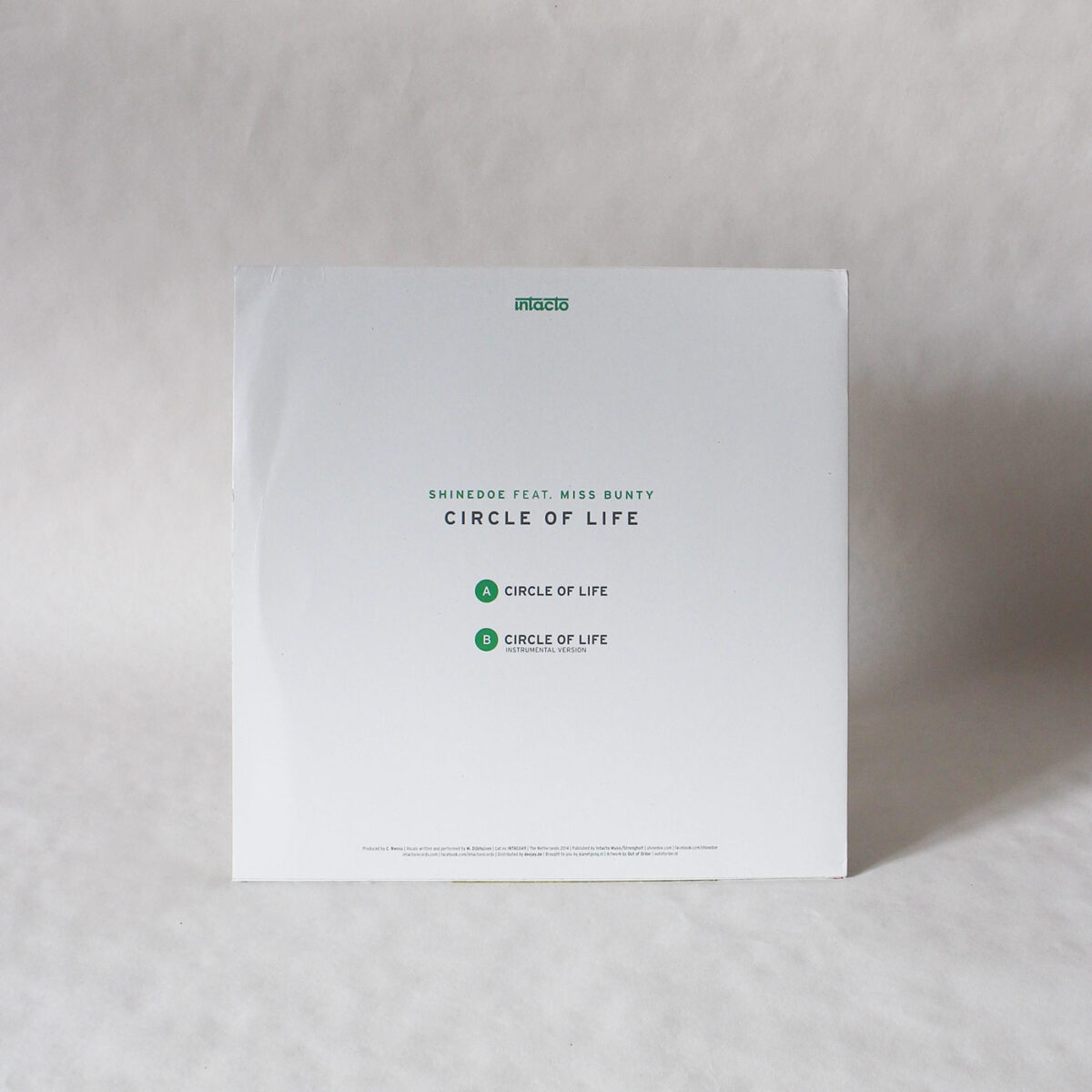 Shinedoe Feat. Miss Bunty - Circle Of Life Vinyl Second Hand