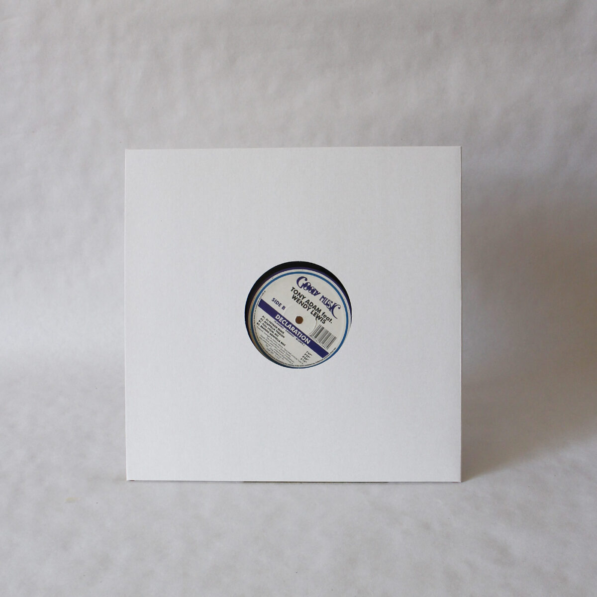 Tony Adam - Declaration Vinyl Second Hand