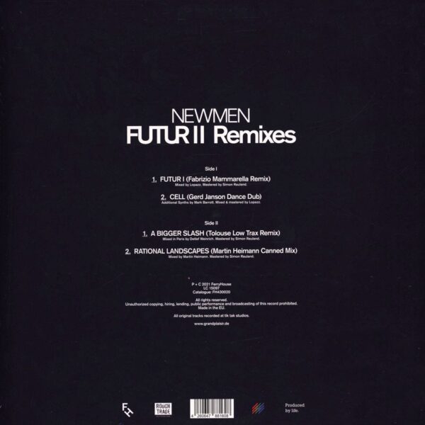 Newmen - Futur II Remixes (Gerd Janson) Vinyl
