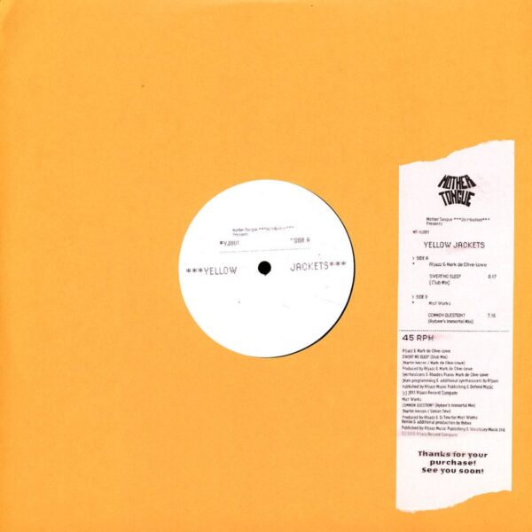Atjazz & Mark De Clive-Lowe Mist Works - Yellow Jackets Vol. 1 Vinyl