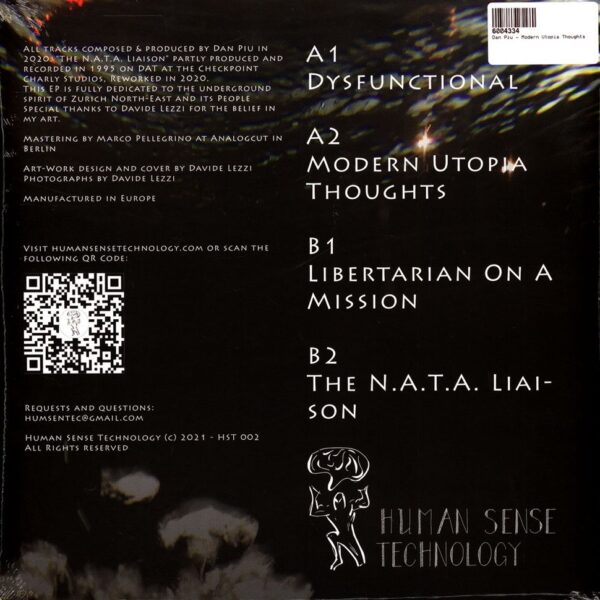 Dan Piu - Modern Utopia Thoughts Vinyl
