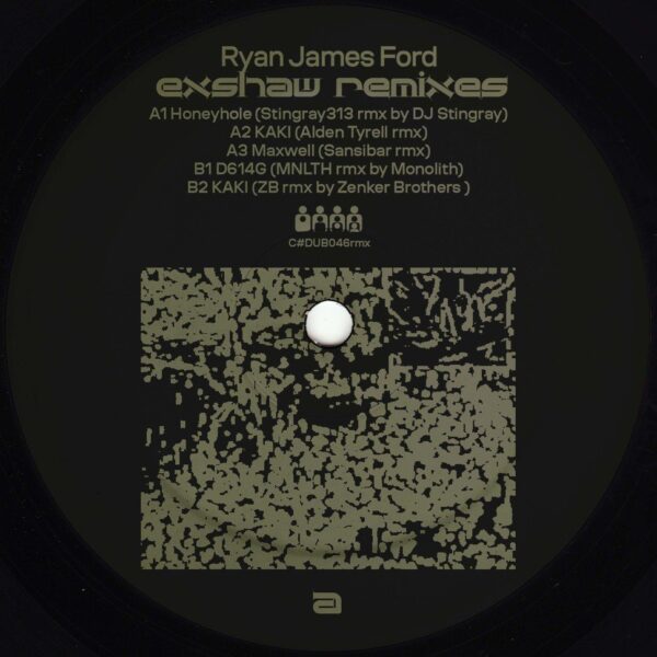 Ryan James Ford - Exshaw Remixes Vinyl Electro Techno Breakbeat