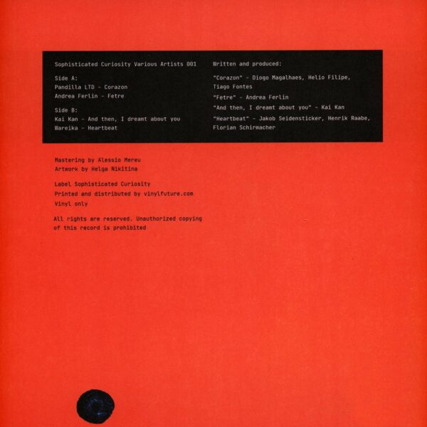 Various - Various Artists 001 (Vinyl) Minimal House Tech House