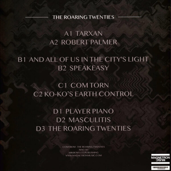 Comtron - The Roaring Twenties 2x12" (Vinyl) Ambient Lounge Electro Detroit House