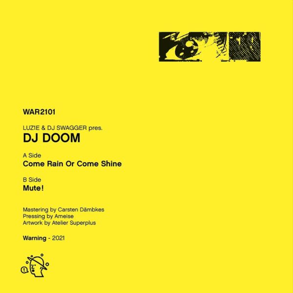 Luz1e & DJ Swagger Pres. DJ Doom - WAR2101 (Vinyl) Breakbeat Electro Ghettotech UK Garage