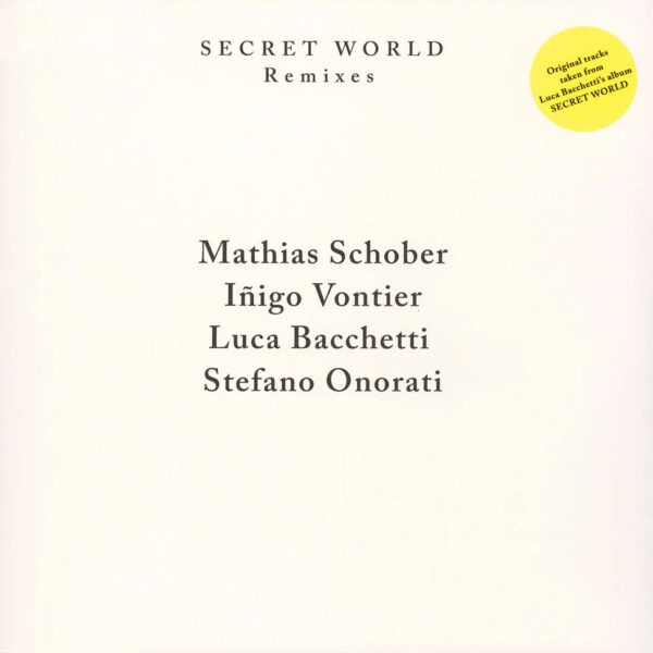 Luca Bacchetti ‎- Secret World Remixes (Vinyl) Tech House Ambient Progressive House Endless ‎– NDL033