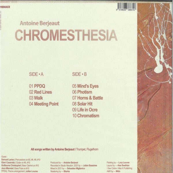 Antoine Berjeaut - Chromesthesia (Vinyl) Contemporary Jazz Menace – MNC012