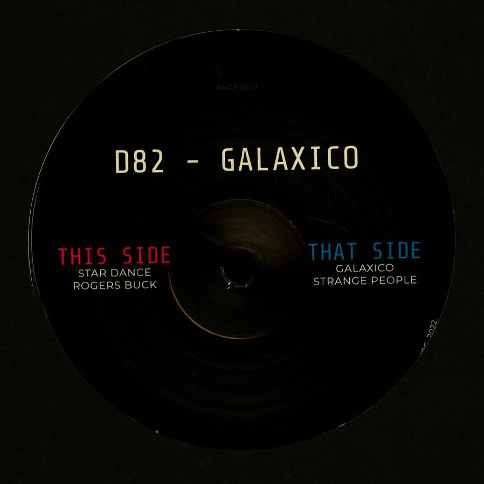 D82 - Galaxico (Vinyl) Electro Breaks Analog Concept ‎– ANCPT007