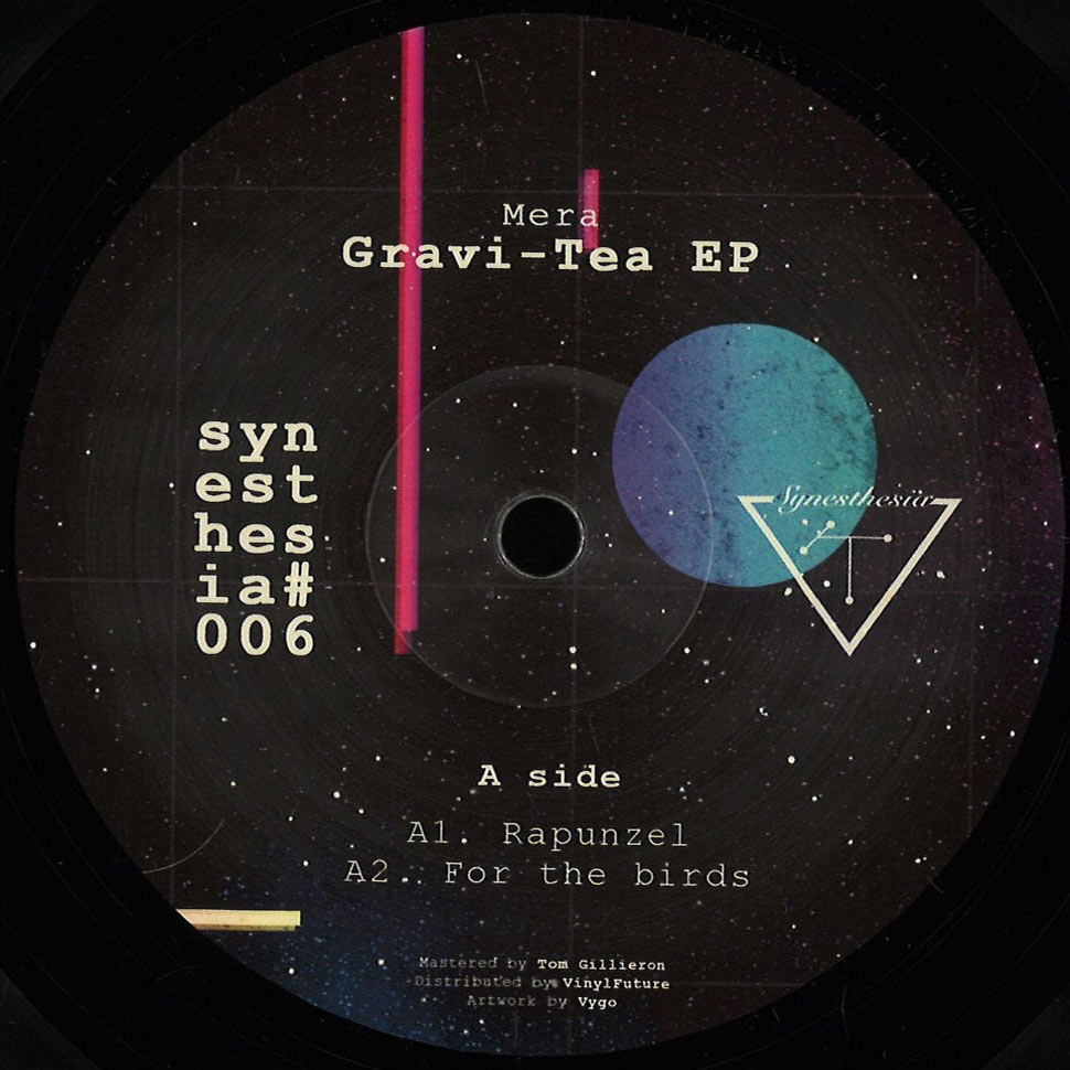 Mera - Gravi - Tea Ep (Vinyl) Minimal House Tech House Synesthesia ‎– SYNSTH006