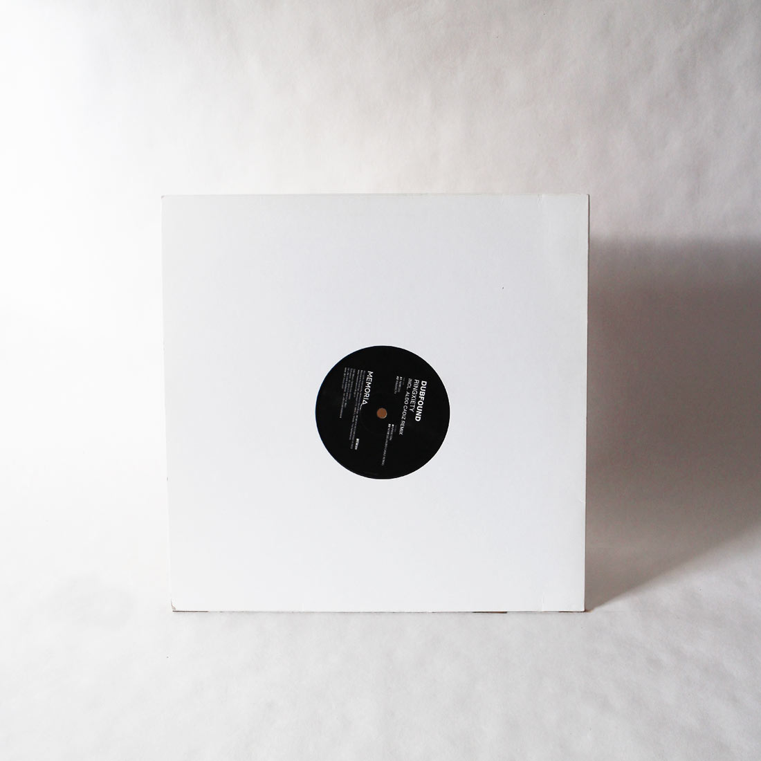 Dubfound - Ringxiety EP (Vinyl Second Hand) Minimal Techno Tech House Memoria Recordings – MEM020