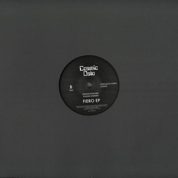 Helene Rickhard & Rune Lindbaek - Fiero EP (Vinyl) House Music Ambient Downtempo Cosmic Oslo