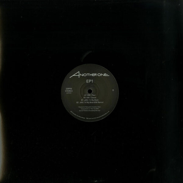 KW JAN - EP1 (Vinyl) House Music Deep House Another One – ANTR101