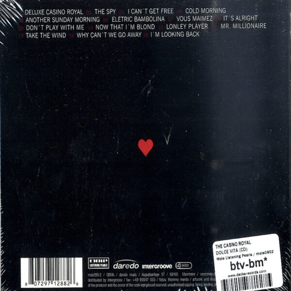 The Casino Royal - Dolce Vita (CD) Future Jazz Downtempo Mole Listening Pearls – mole0902