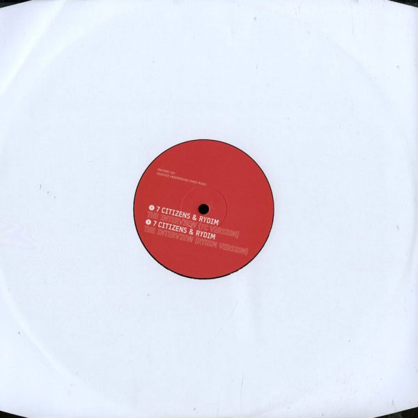 7 Citizens Rydim - The Interview (Vinyl) House Music Chicago House Praterei – PRATEREI007
