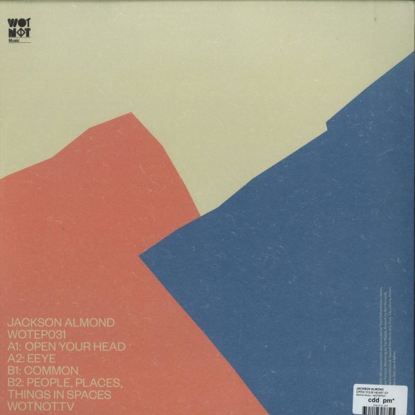 Jackson Almond - Open Your Head (Vinyl) Deep House WotNot Music – WOT031